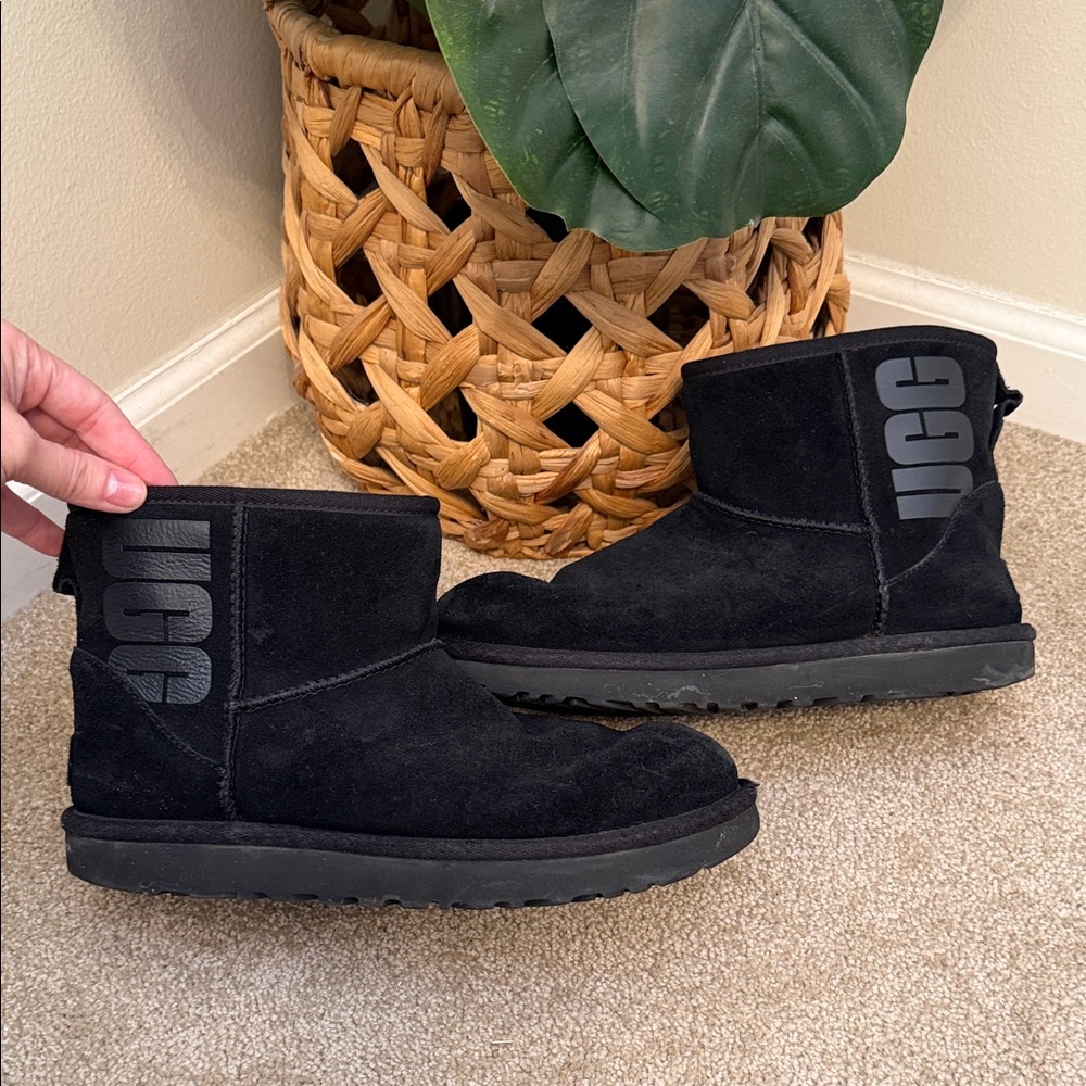UGG Black Suede Boots